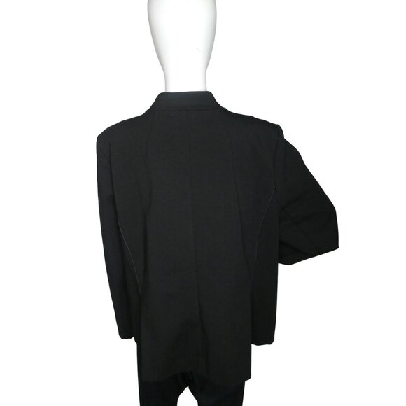 Eloquii The Ultimate Stretch Black One Button Blazer Women's 24 - Picture 4 of 6